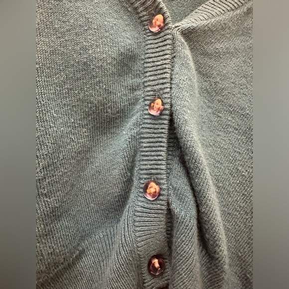 Talula Babaton blue cropped cardigan sweater Size Small - Picture 5 of 7